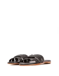JACALA Napa trenzada negro