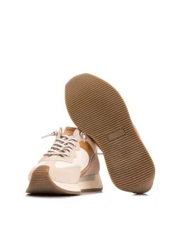 LEYDI Piel bombeada blanca - Velour hielo