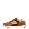 LEYDI Velour cuero - Rejilla camel