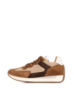 LEYDI Velour cuero - Rejilla camel