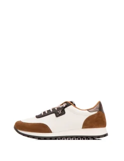 MAELIA Grabado lagarto blanca - Velour cuero