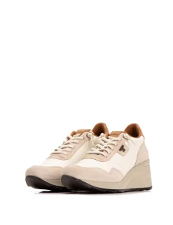 MANDY Piel bombeada blanco - Velour hielo