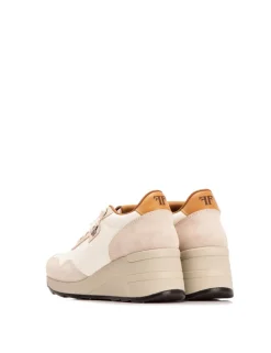 MANDY Piel bombeada blanco - Velour hielo