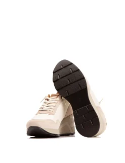MANDY Piel bombeada blanco - Velour hielo