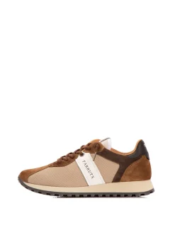 MANON -BIS Tejido camel - Velour cuero