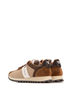 MANON -BIS Tejido camel - Velour cuero