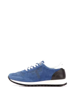 MATILDA-CHECK Velour azul