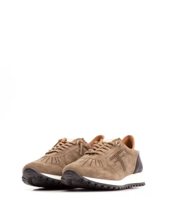MATILDA-CHECK Velour taupe