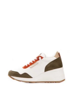 MINDY Napa blanco - Velour militar