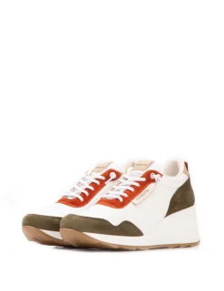 MINDY Napa blanco - Velour militar