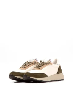 MORGAN-BIS Bombeado blanco - Velour militar