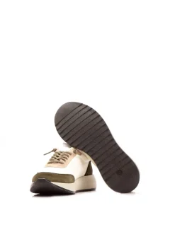 MORGAN-BIS Bombeado blanco - Velour militar